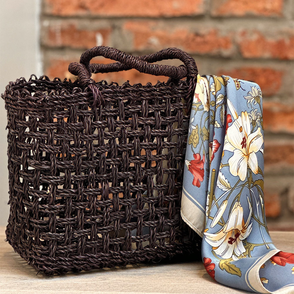 BOLSO AJOURE CARRE NOIR S