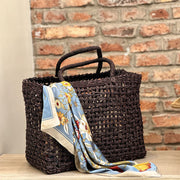 BOLSO AJOURE CARRE NOIR L