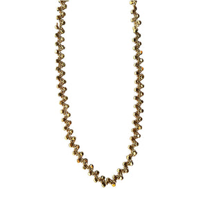 COLLAR ZIGZAG DORE