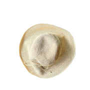 SOMBRERO RAYURES MARRON CLAIR