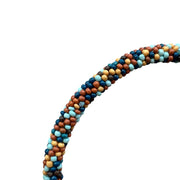 BRAZALETE PETITES PERLES BLEU FONCE B