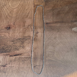 COLLAR LARGO SAUTOIR PERLES ARGENT