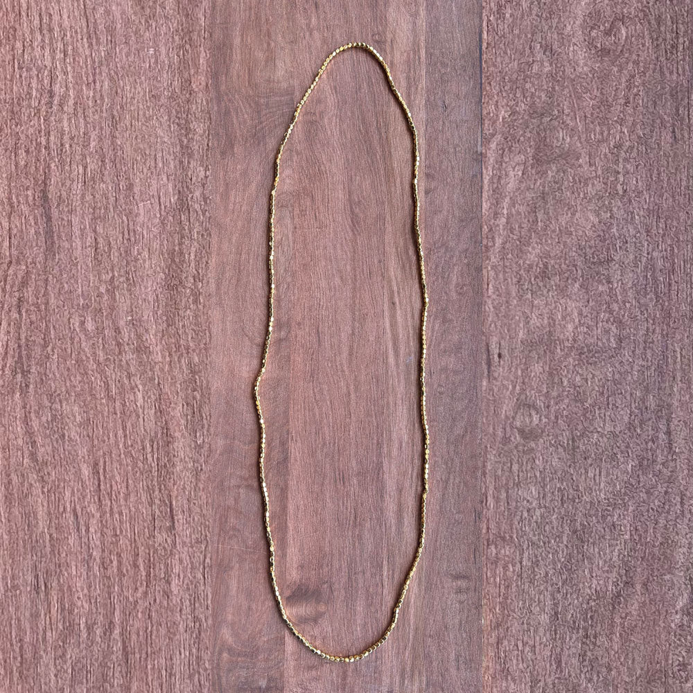 COLLAR LARGO SAUTOIR PERLES DORE