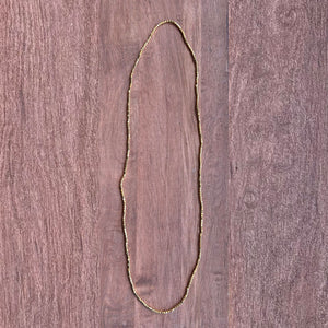 COLLAR LARGO SAUTOIR PERLES DORE