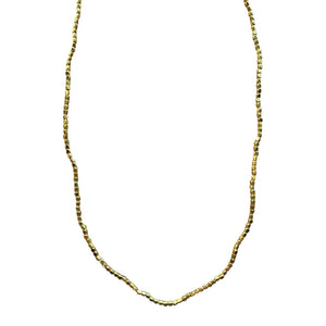 COLLAR LARGO SAUTOIR PERLES DORE