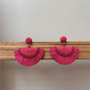 AROS DEMI LUNE ROSE FONCE