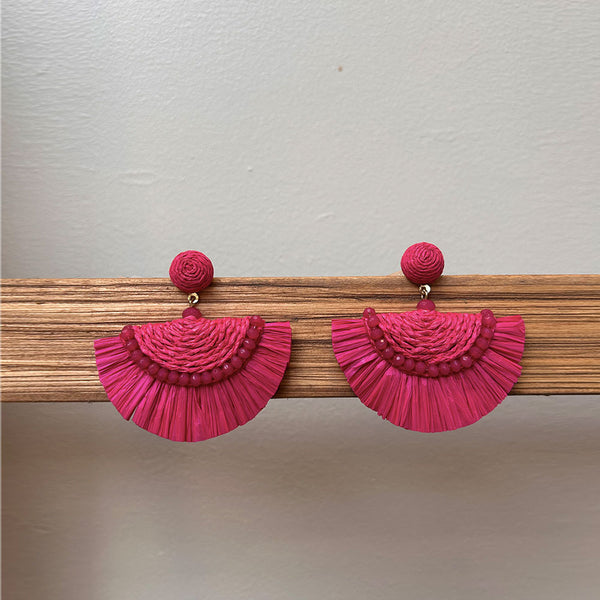 AROS DEMI LUNE ROSE FONCE