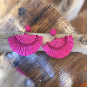 AROS DEMI LUNE ROSE FONCE