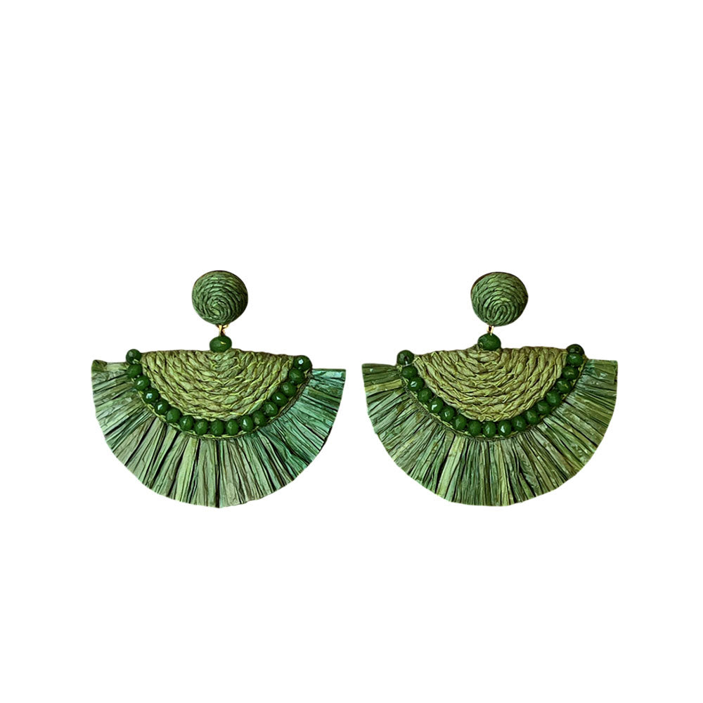 AROS DEMI LUNE VERT FONCE