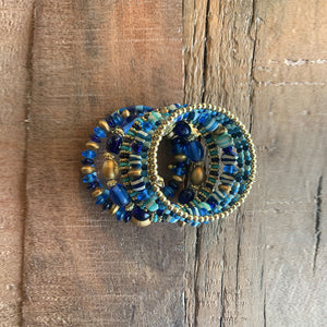 BRAZALETE ESPIRAL BLEU FONCE