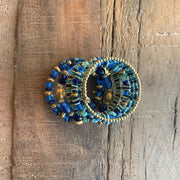 BRAZALETE ESPIRAL BLEU FONCE