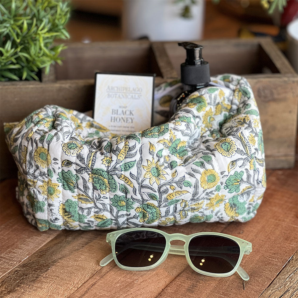 BOLSO COTON VERT CLAIR M