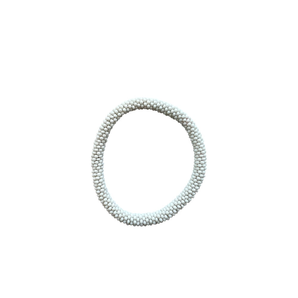BRAZALETE PETITES PERLES GRIS CLAIR B