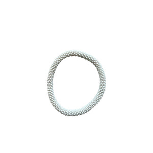 BRAZALETE PETITES PERLES GRIS CLAIR B