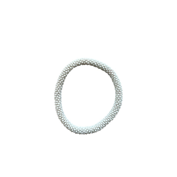 BRAZALETE PETITES PERLES GRIS CLAIR B