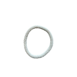 BRAZALETE PETITES PERLES GRIS CLAIR B