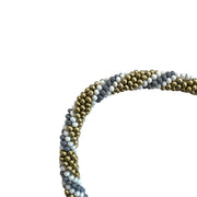 BRAZALETE PETITES PERLES GRIS CLAIR C