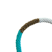 BRAZALETE PETITES PERLES BLEU CLAIR A