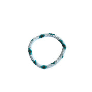 BRAZALETE PETITES PERLES BLEU CLAIR C