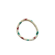 BRAZALETE PETITES PERLES ROUGE CLAIR B