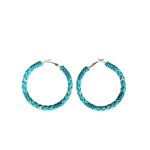 AROS CREOLE CIRCLES BLEU CLAIR
