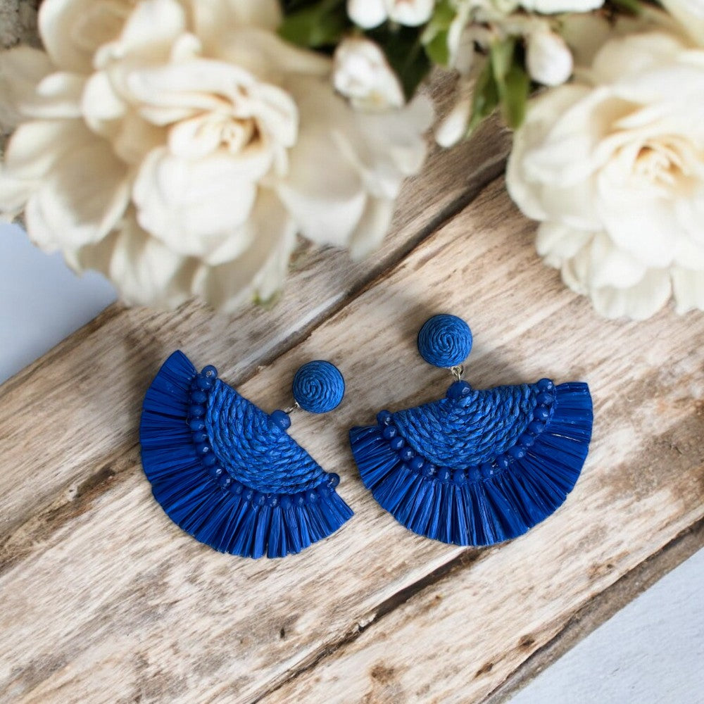 AROS DEMI LUNE BLEU FONCE