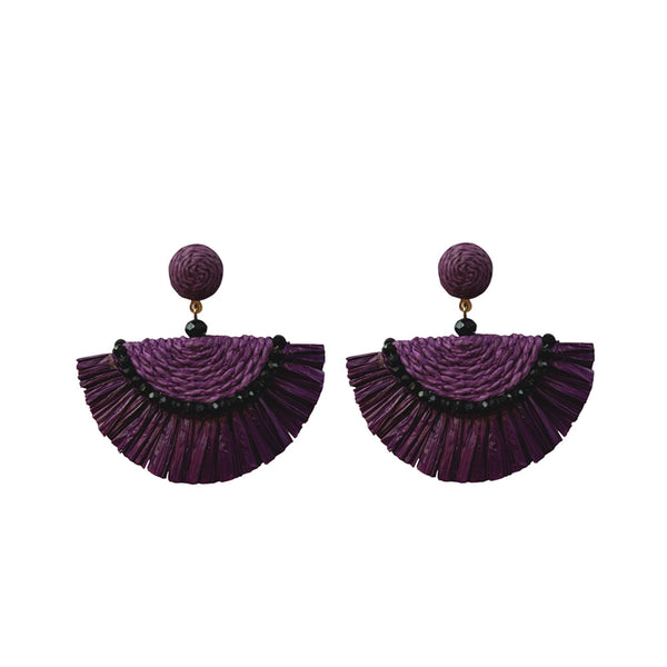 AROS DEMI LUNE LILAS FONCE