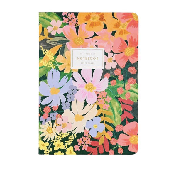 LIBRETA CANVAS MARGARITAS - SET DE 3