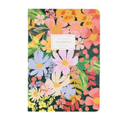 LIBRETA CANVAS MARGARITAS - SET DE 3