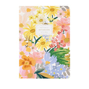 LIBRETA CANVAS MARGARITAS - SET DE 3