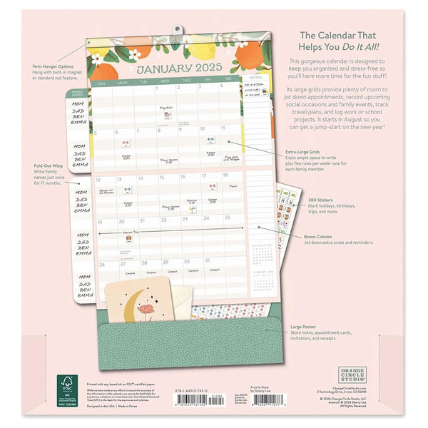 CALENDARIO 2025 - FRUIT & FLORA