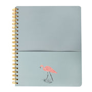 CUADERNO CON ESPIRAL L BIRDS GREEN