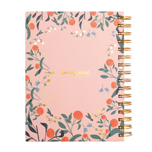 CUADERNO CON ESPIRAL M BIRDS CORAL