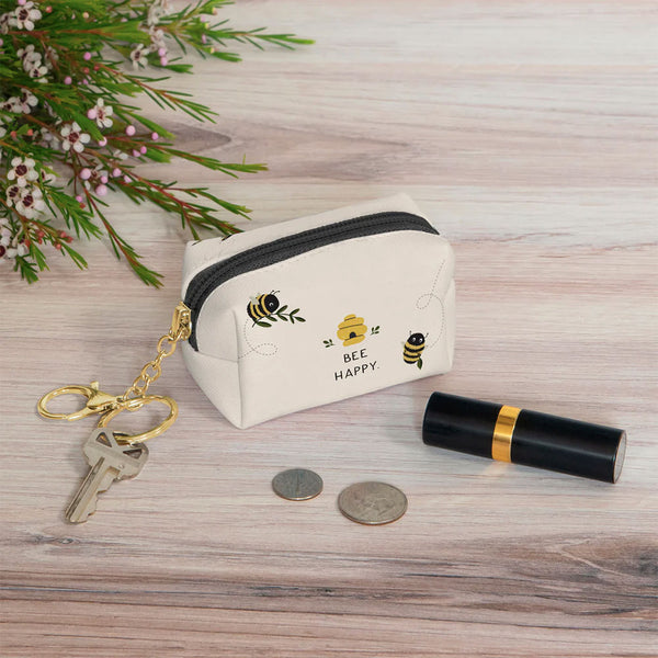 MINI ESTUCHE LLAVERO - DON'T WORRY BEE HAPPY