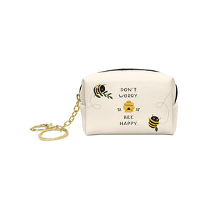 MINI ESTUCHE LLAVERO - DON'T WORRY BEE HAPPY