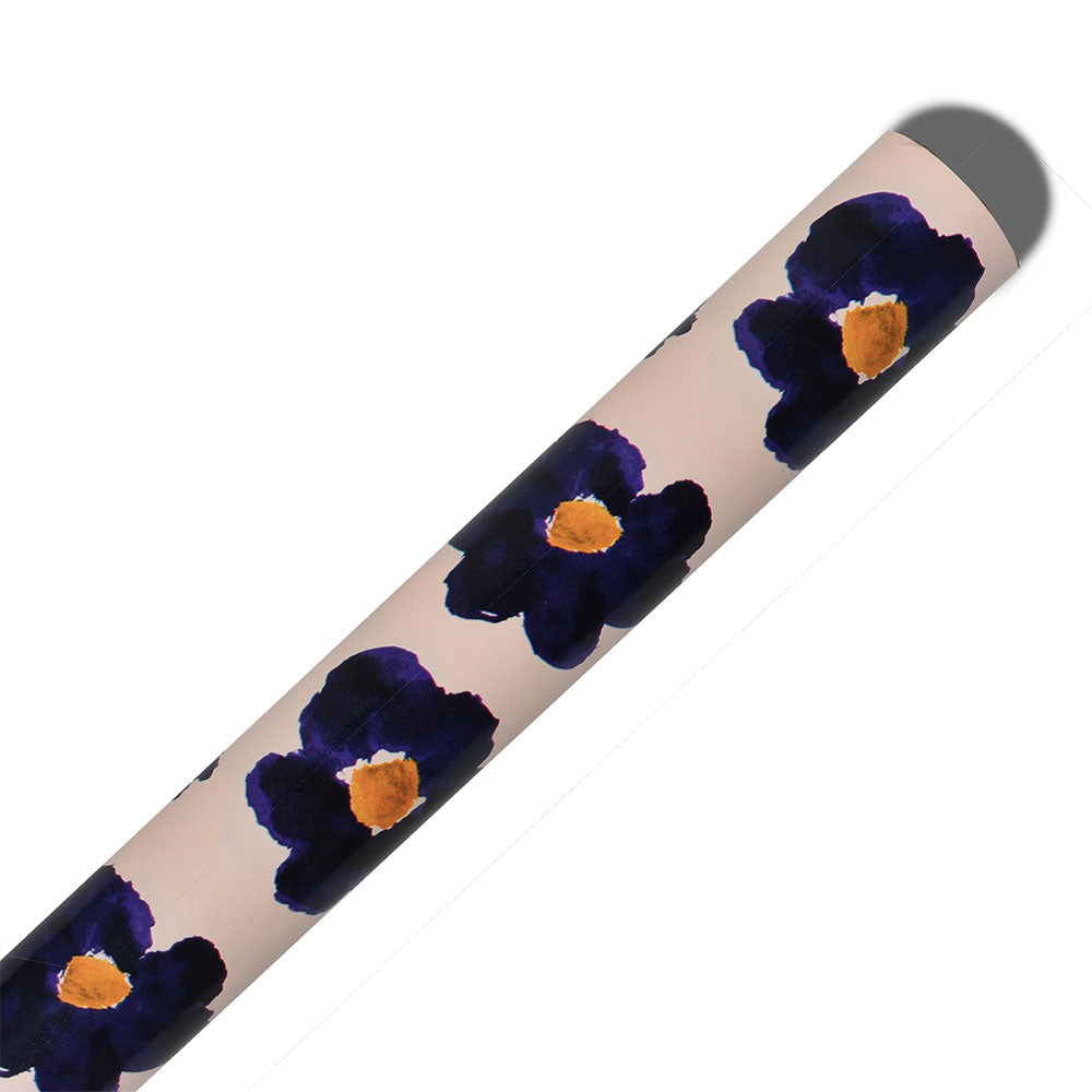 ROLLO PAPEL REGALO 2M X 70 CM - FLORES MORADAS