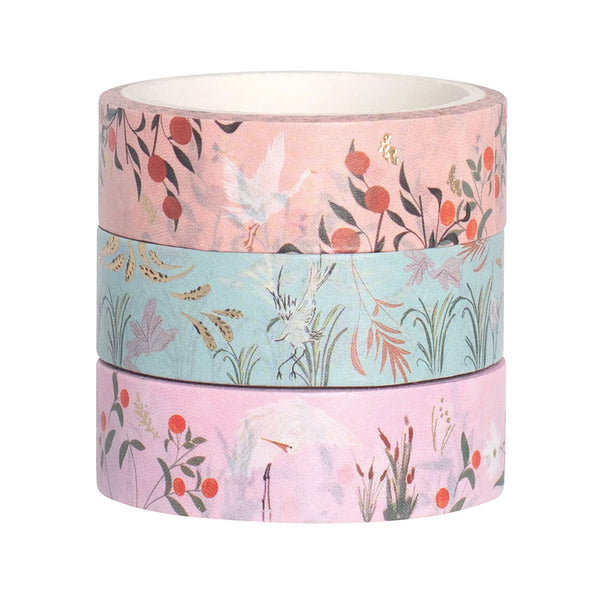 SET 3 WASHITAPES - BIRDS