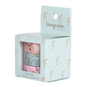 SET 3 WASHITAPES - BIRDS