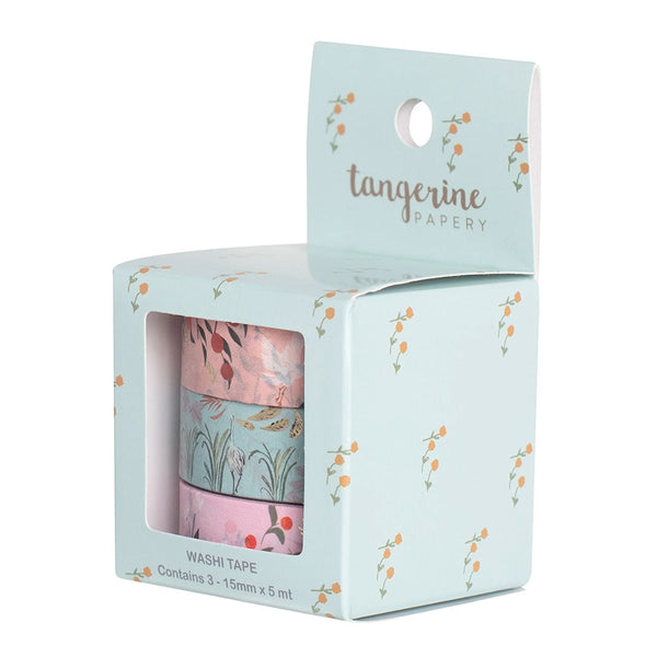 SET 3 WASHITAPES - BIRDS