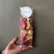 BOLSA CABEZAS DE HELICRISOS ROSADO