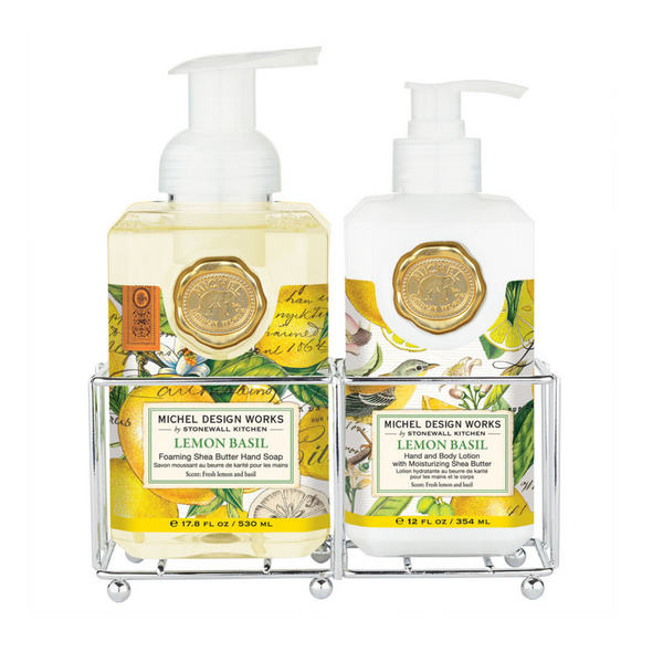 SET DE JABÓN Y CREMA LEMON BASIL