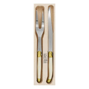 SET DE TRINCHAR RETRO IVORY