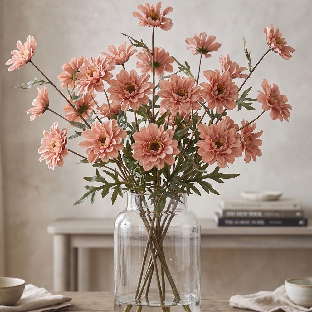 CRISANTEMO ROSADO 75 CM