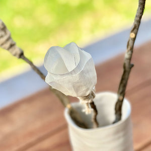 FLOR DE TELA RECICLADA