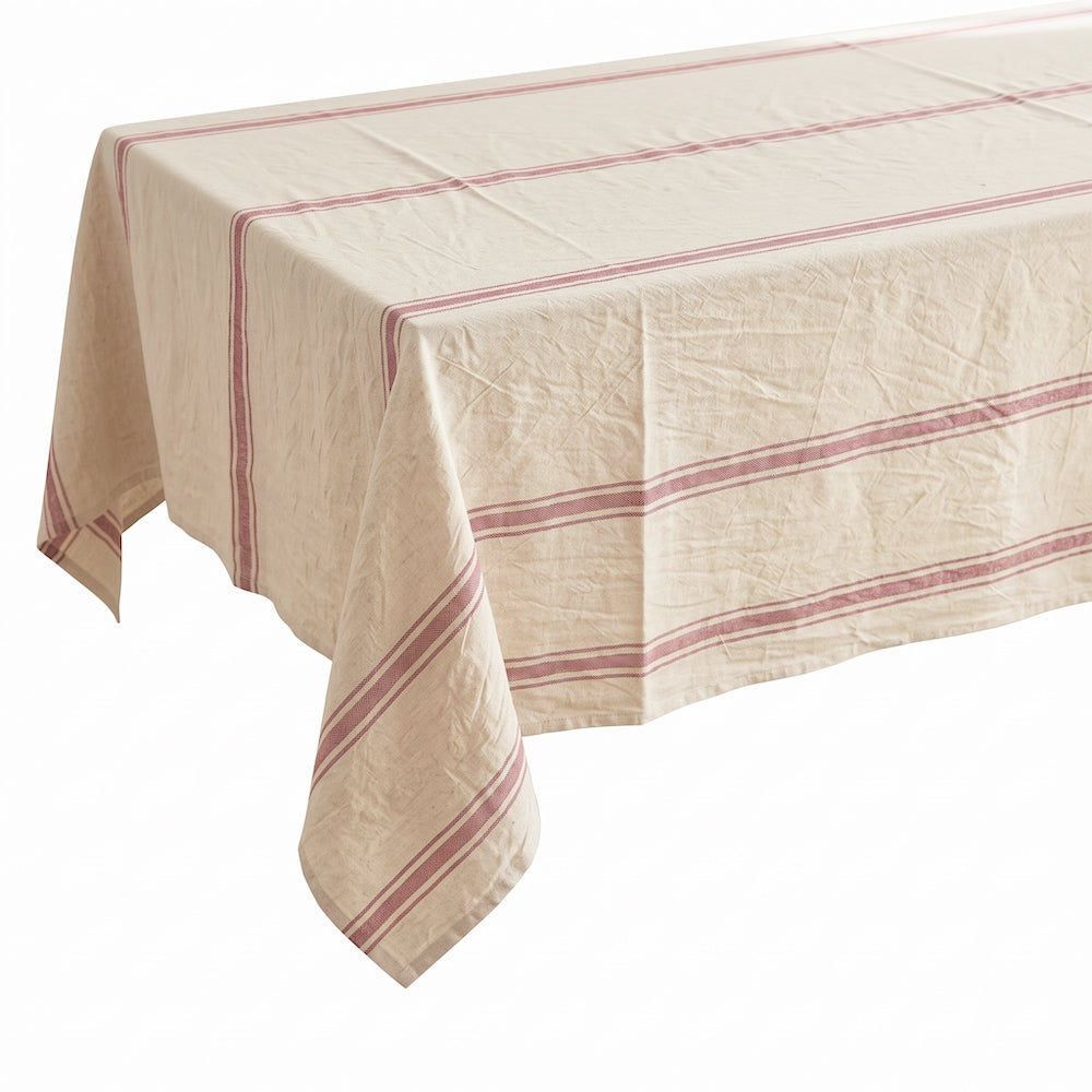 MANTEL MERCI TOMATE 160 CM X 240 CM