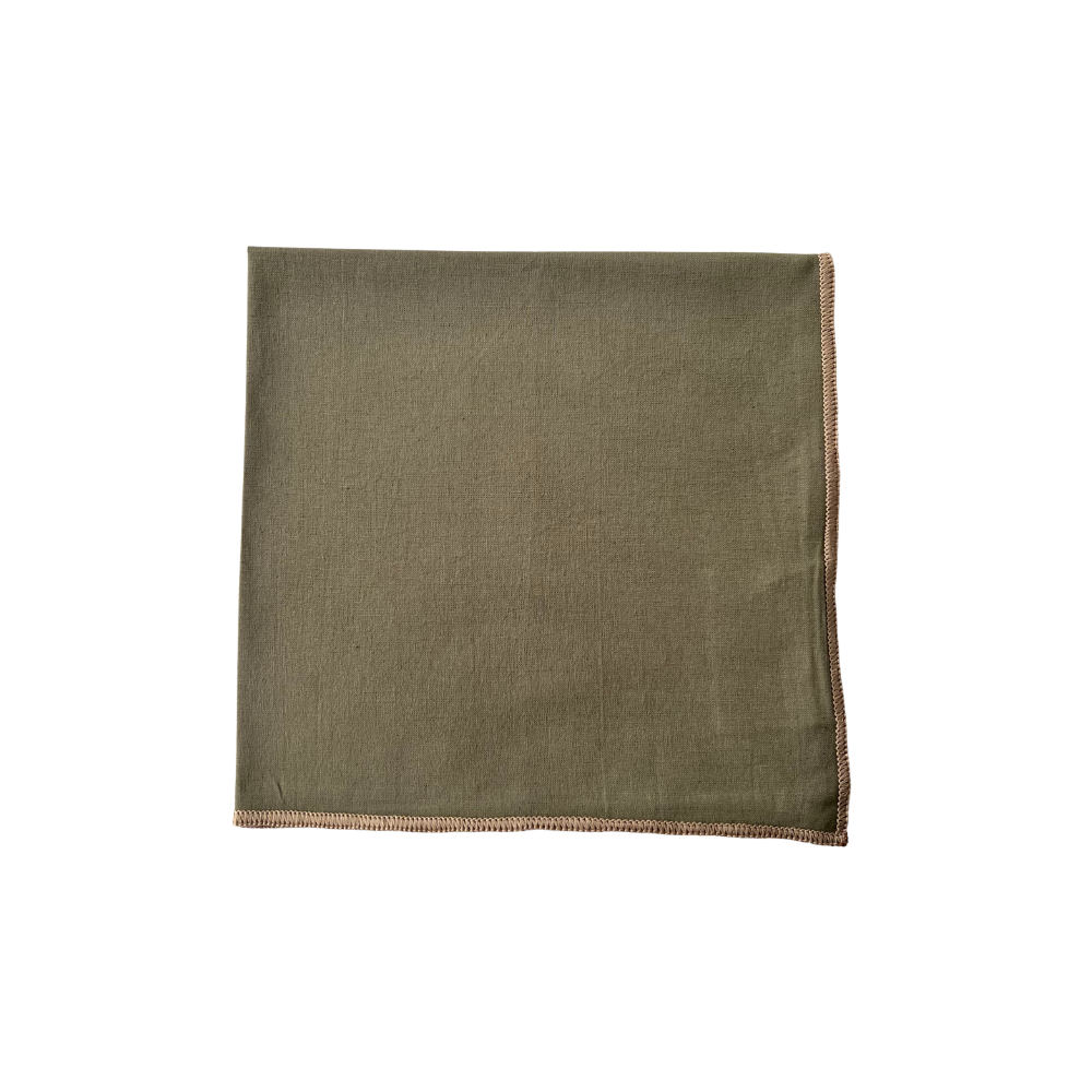 SET 4 SERVILLETAS ALGODÓN HINDI VERDE