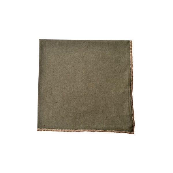 SET 4 SERVILLETAS ALGODÓN HINDI VERDE