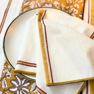SET 4 SERVILLETAS ALGODÓN PITA