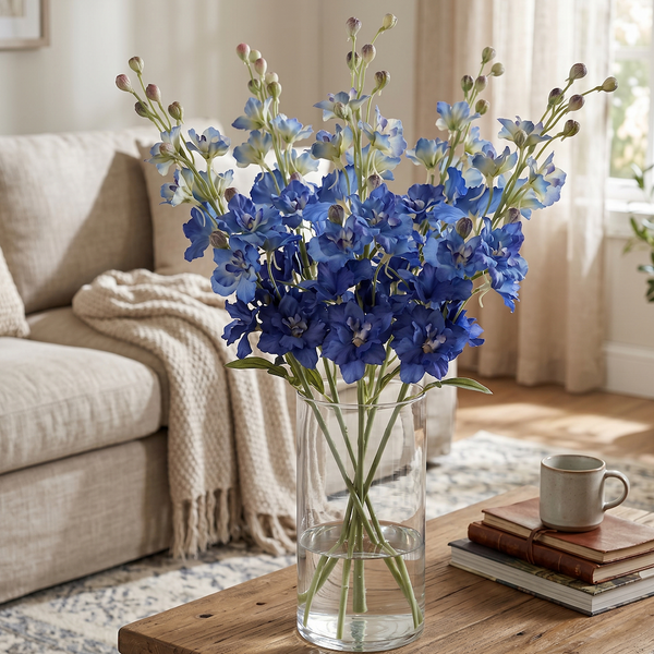 DELPHINIUM AZUL 60 CM