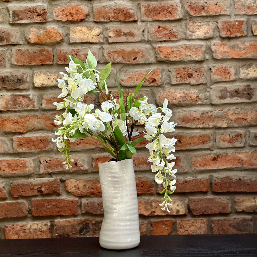 FLOR DE LA PLUMA BLANCA 105 CM